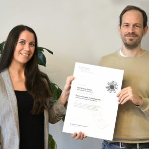 Andrea Löschenbrand und Nicolas Hold - Green Event Auszeichnung